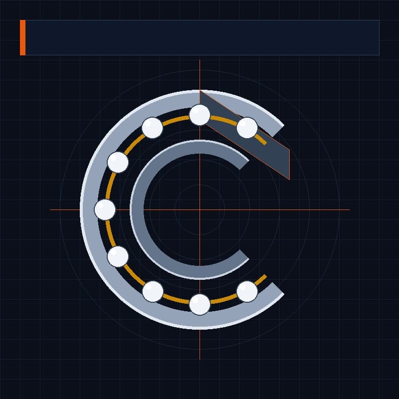 Miniature Ball Bearings 3D Cutaway