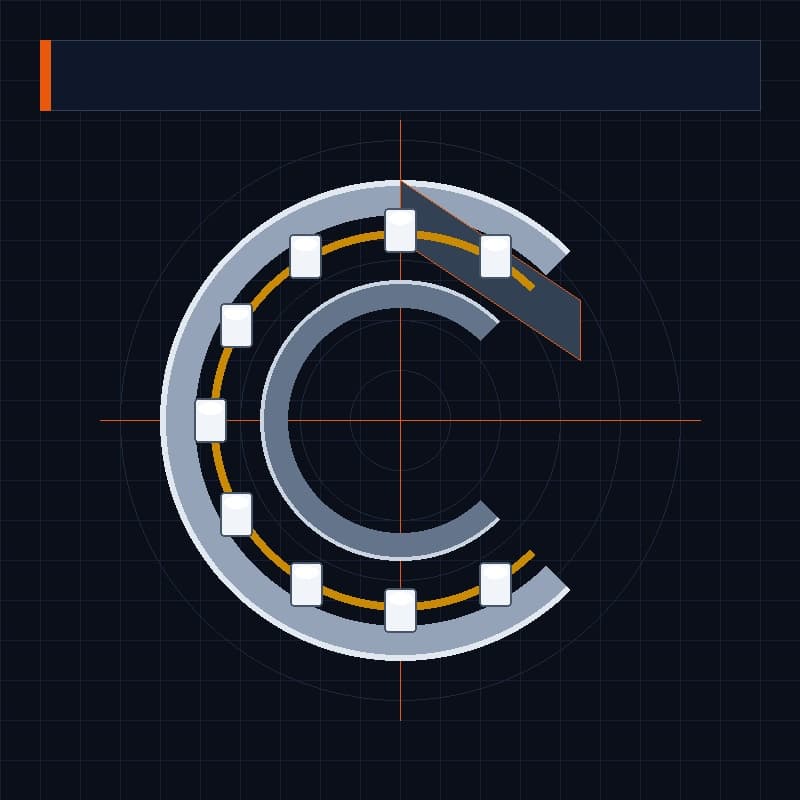 Needle Roller Bearings 3D Cutaway